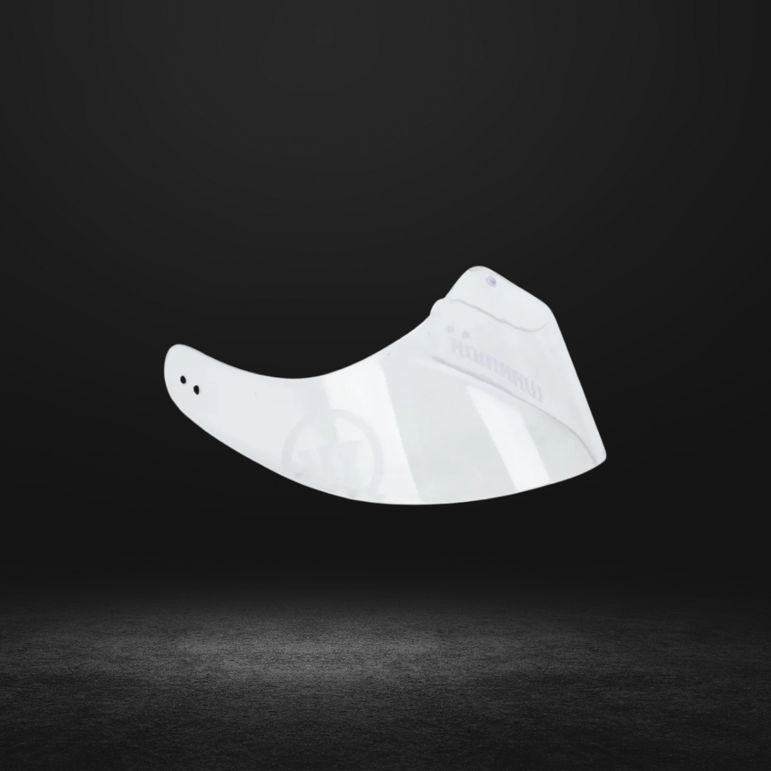 Warrior Lacrosse Universal Goalie Throat Guard - Clear