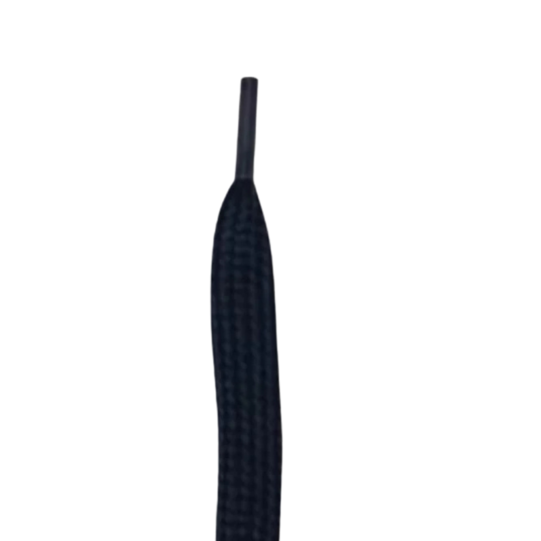Black JimaLax 33 Inch Tipped Shooting Laces