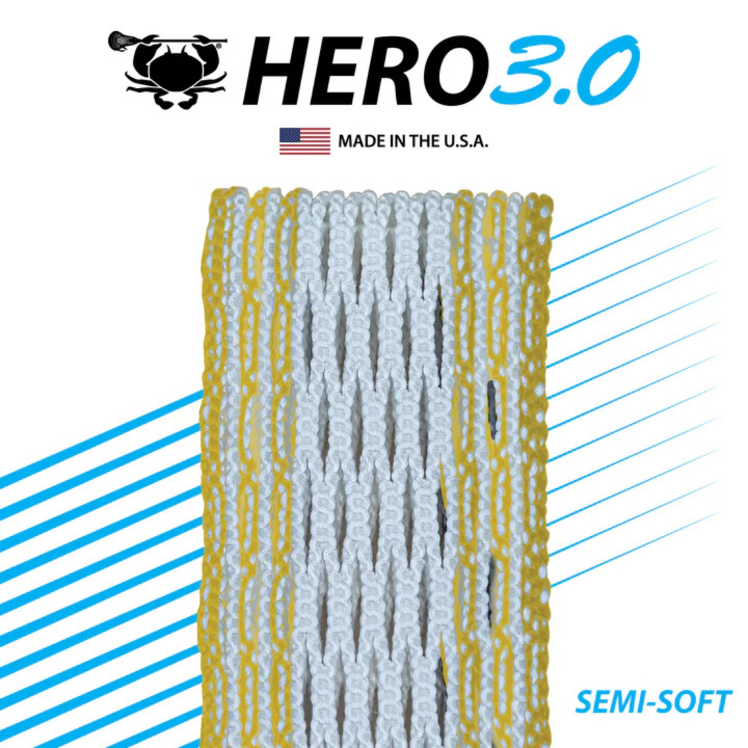 Hero 3.0 Semi-Soft Lacrosse Mesh