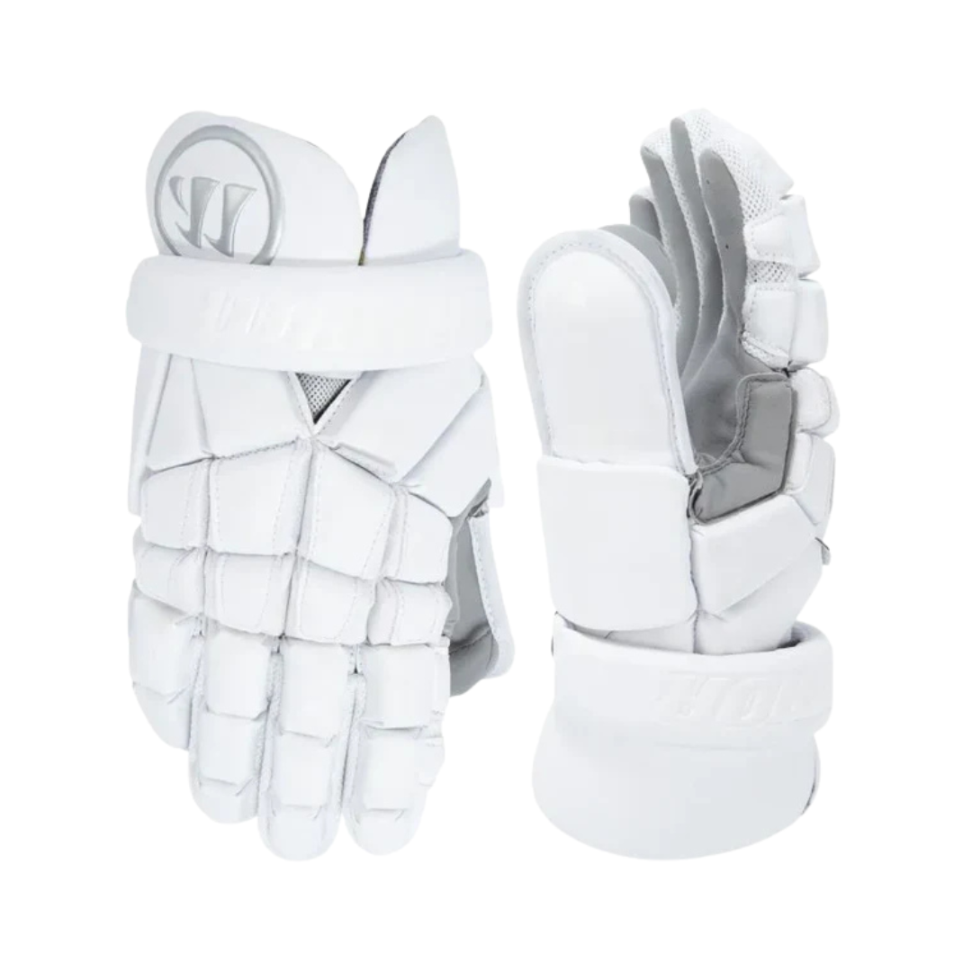 Warrior Nemesis Goalie Lacrosse Gloves White