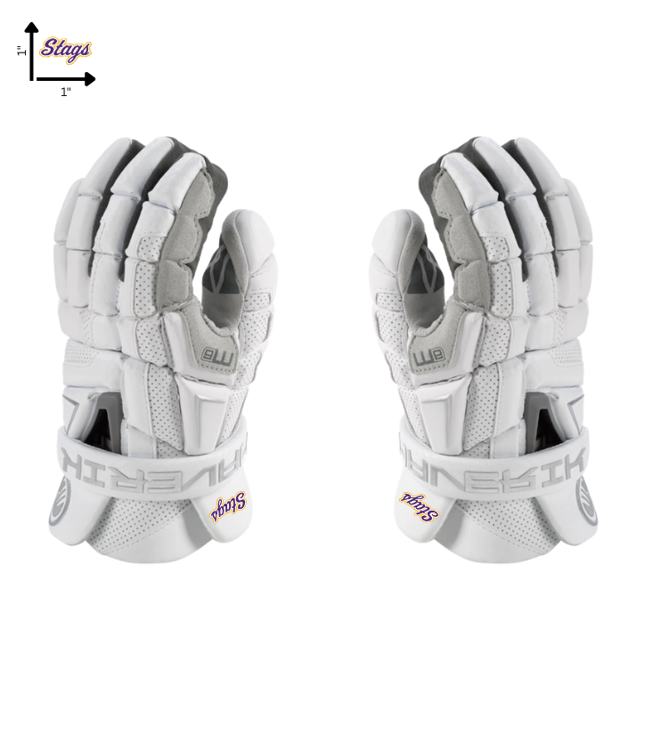 Stags Lacrosse Custom Stock M6 Gloves