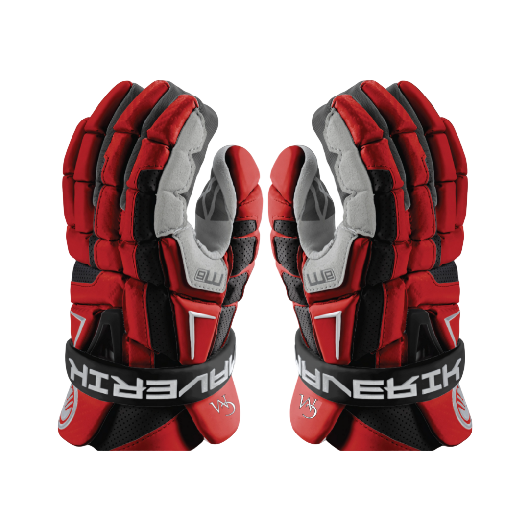 Cardinal Mooney M6 Custom Lacrosse Gloves
