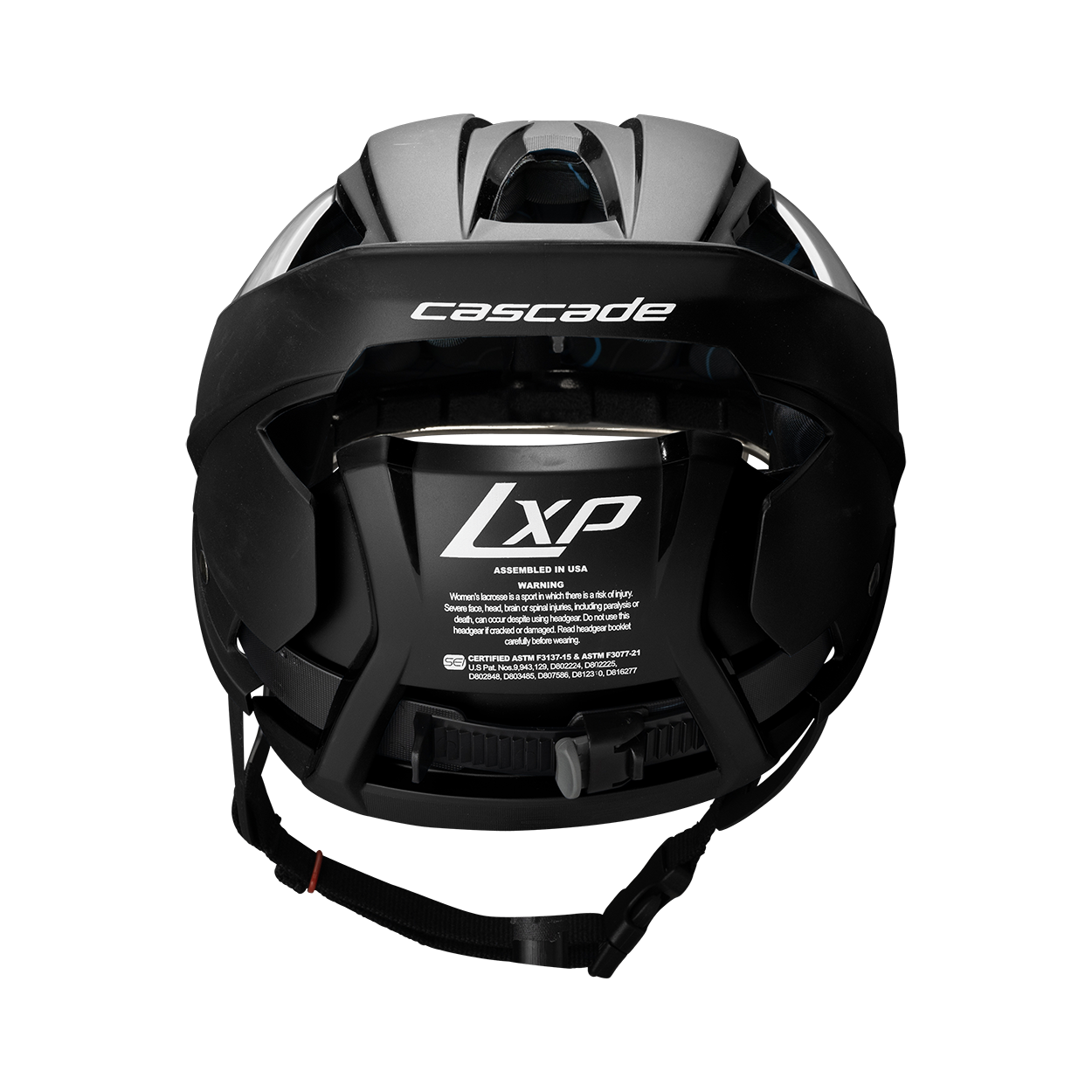 Cascade LXP Women's Lacrosse Helmet/Headgear - Black