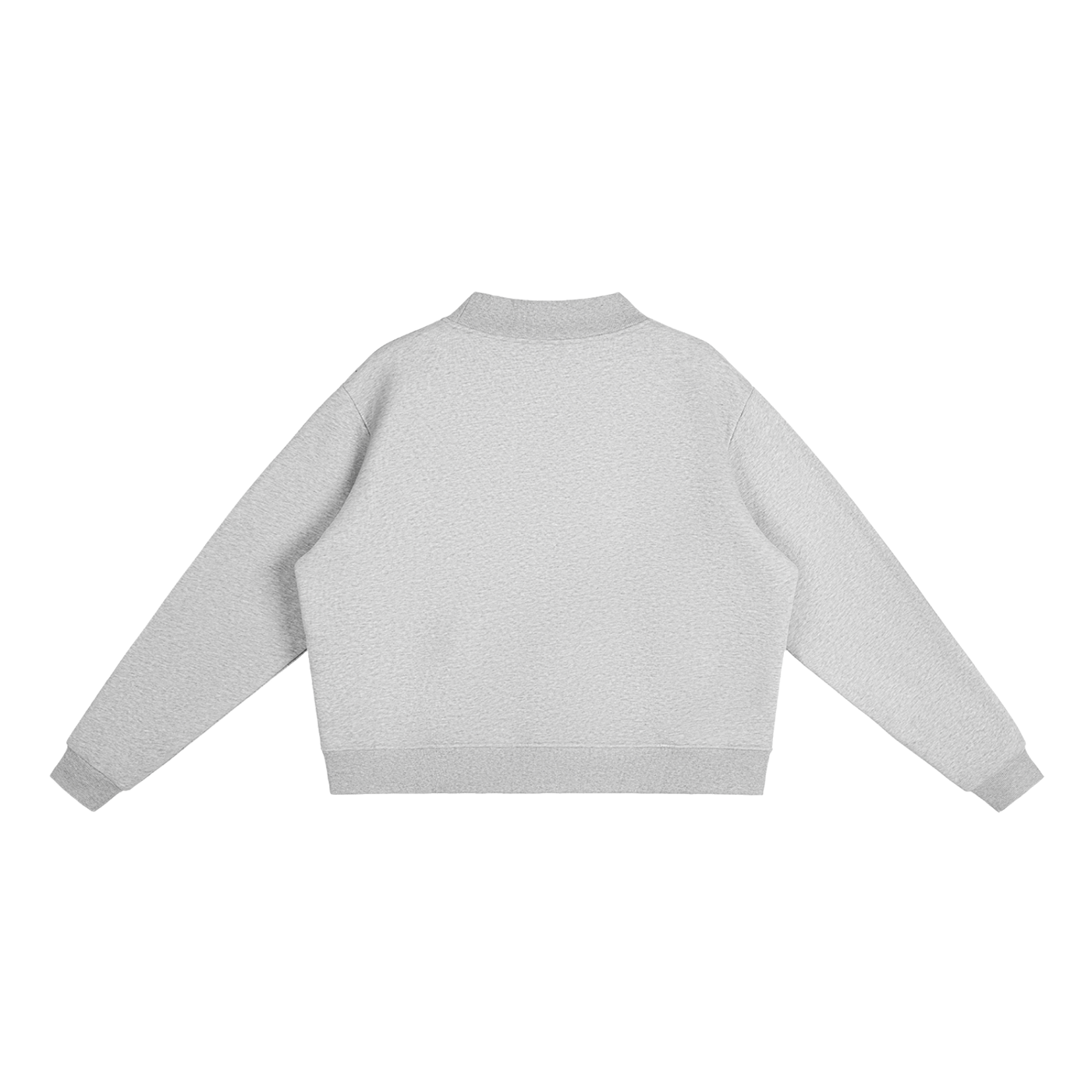 BattleLax Essential Fleece Mock-Neck Crew Sweatshirt - Grey