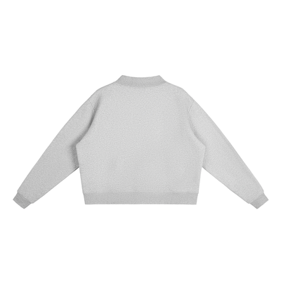 BattleLax Essential Fleece Mock-Neck Crew Sweatshirt - Grey