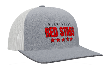Red Stars Heather Trucker Hat