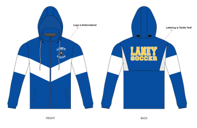 Laney Soccer Caped-Back Jacket