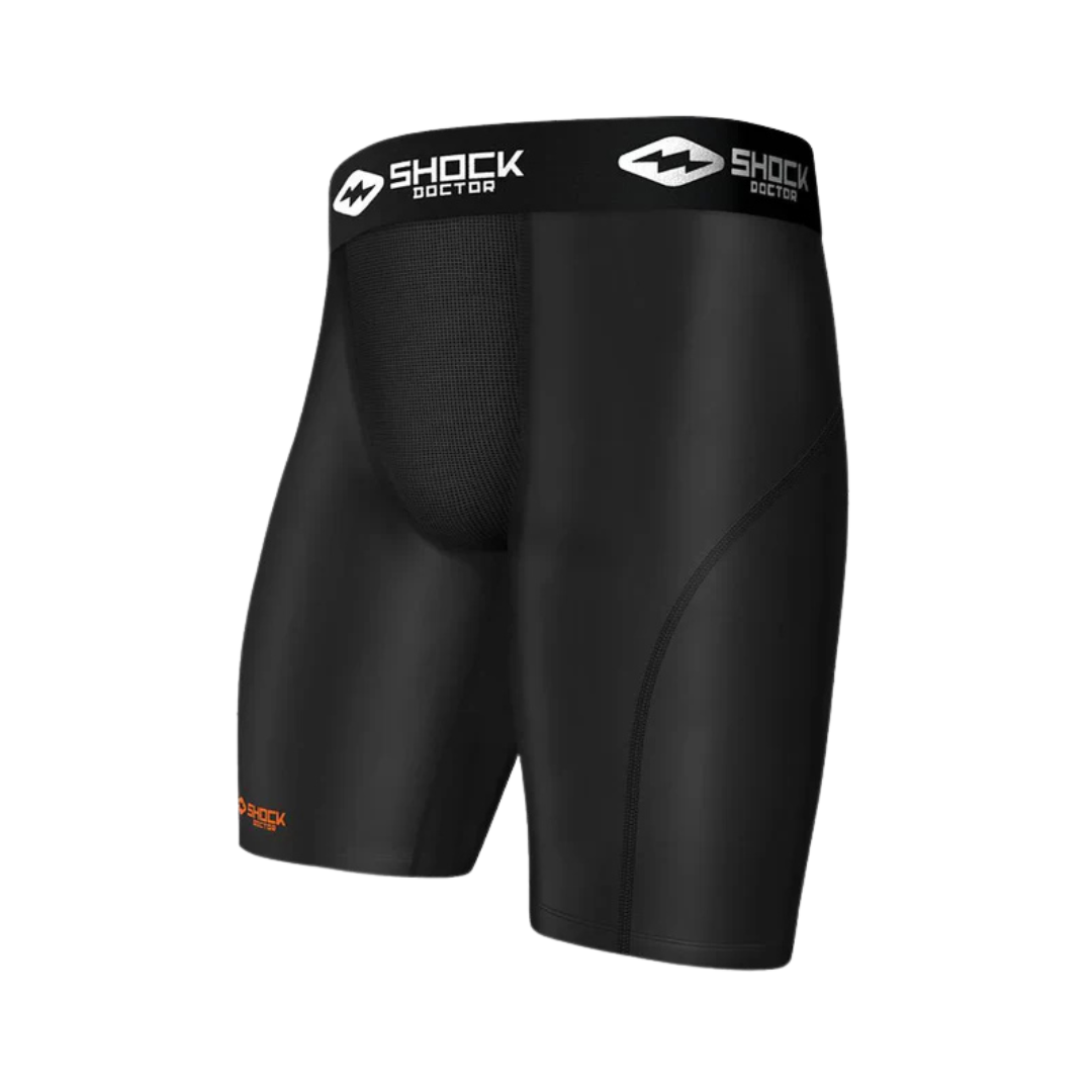Core Compression Short with Cup Pocket | Lightweight Athletic Base Layer