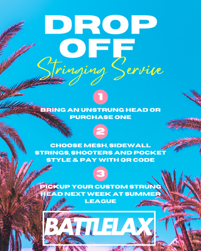 FCA COVA SUMMER LEAGUE DROP OFF STRINGING SERVICE - $40