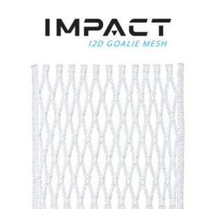 ECD Impact Lacrosse Goalie Mesh White