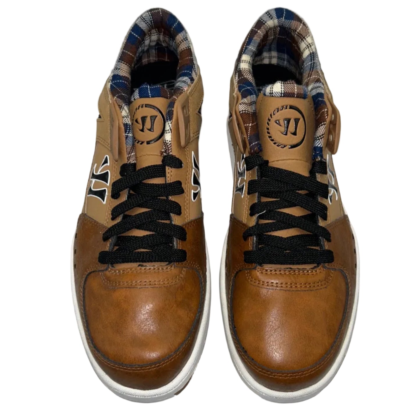 Warrior Hound Dog Sneaker Brown/Navy Plaid - Men's 9.5D