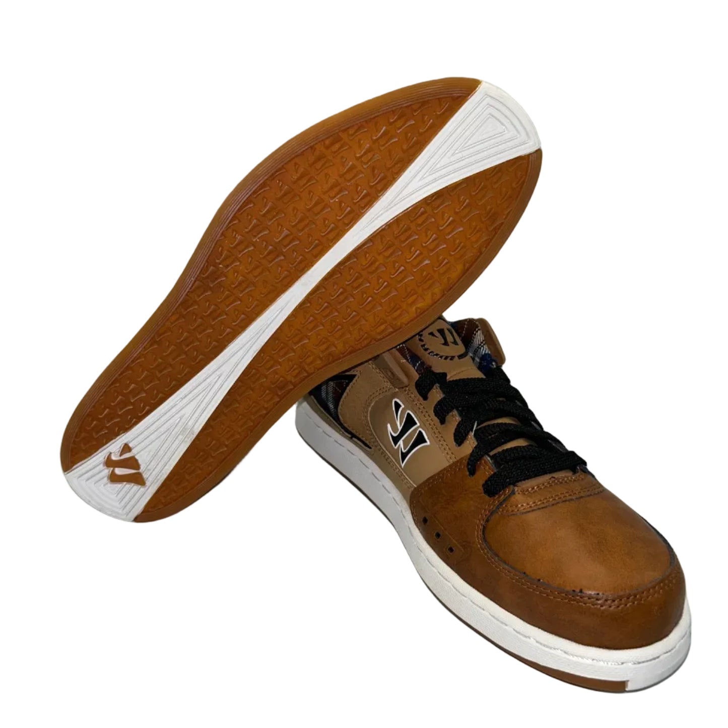 Warrior Hound Dog Sneaker Brown/Navy Plaid - Men's 9.5D