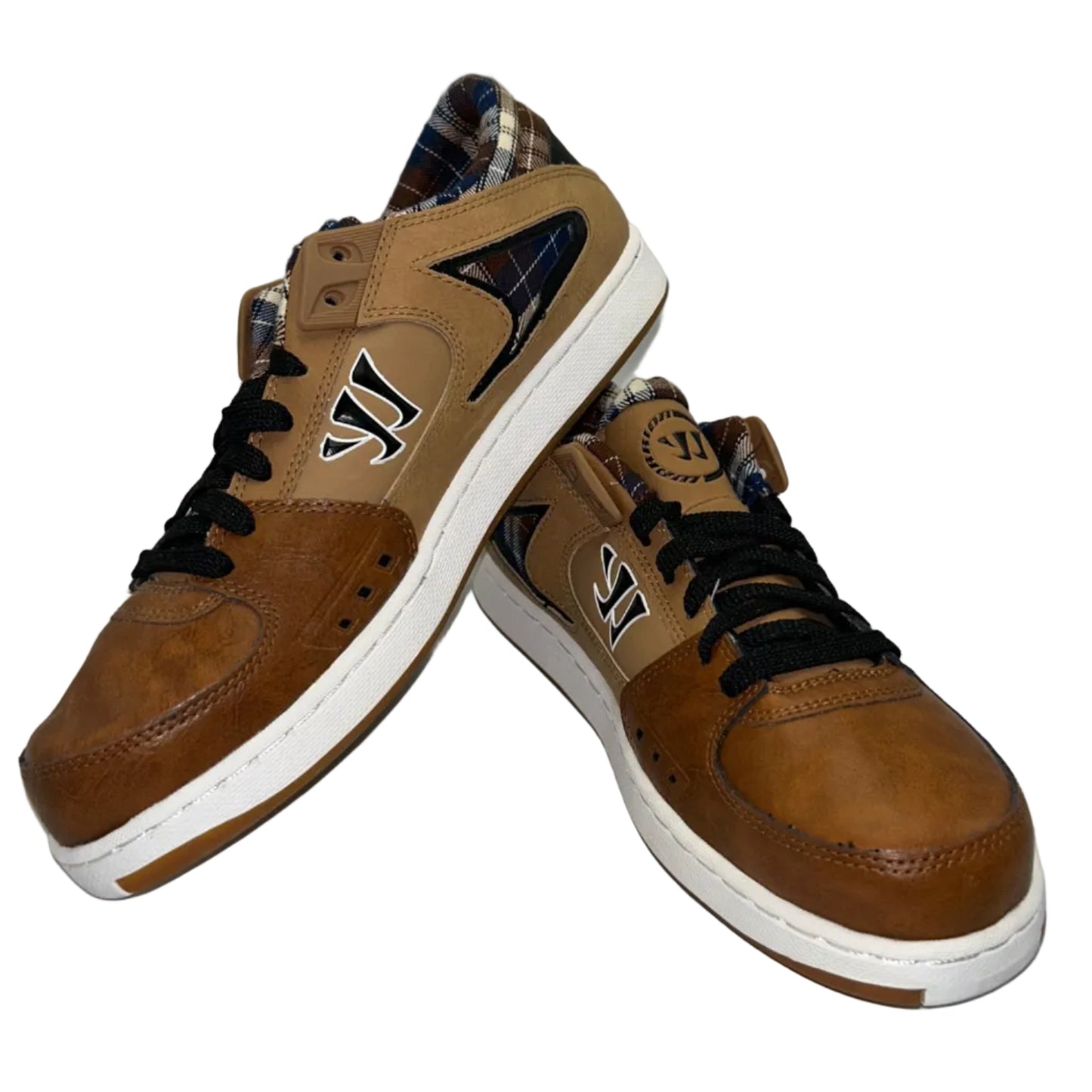 Warrior Hound Dog Sneaker Brown/Navy Plaid - Men's 9.5D