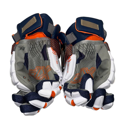 Custom University of Virginia Warrior Burn XP Gloves 13"