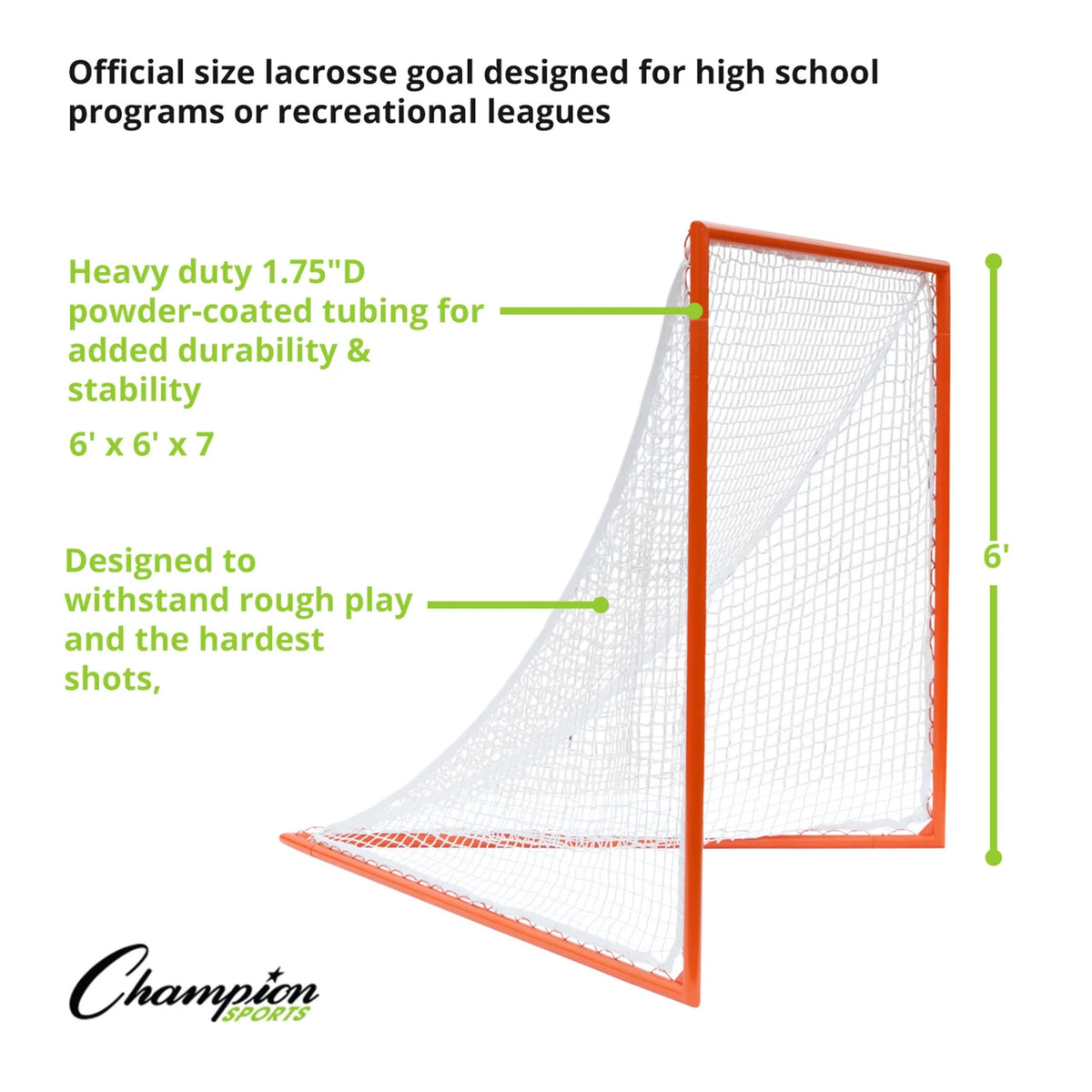 Champion Sports Pro High School Lacrosse Goal