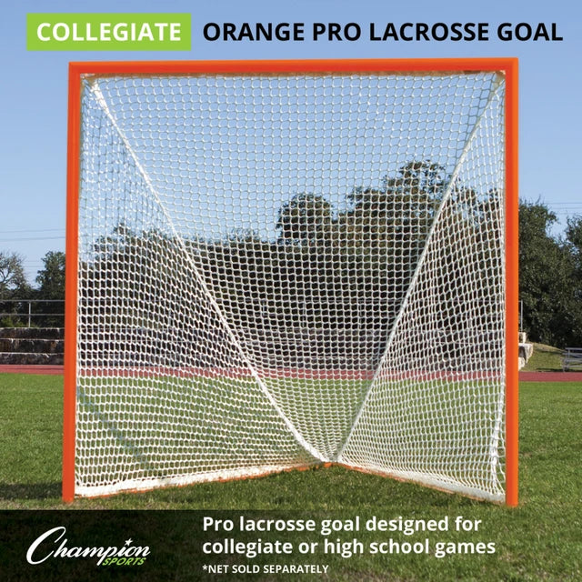 Champion Sports Pro Collegiate Lacrosse Goal - Orange