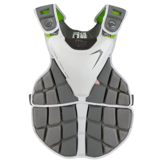 Maverik Max EKG Goalie Lacrosse Chest Pad White