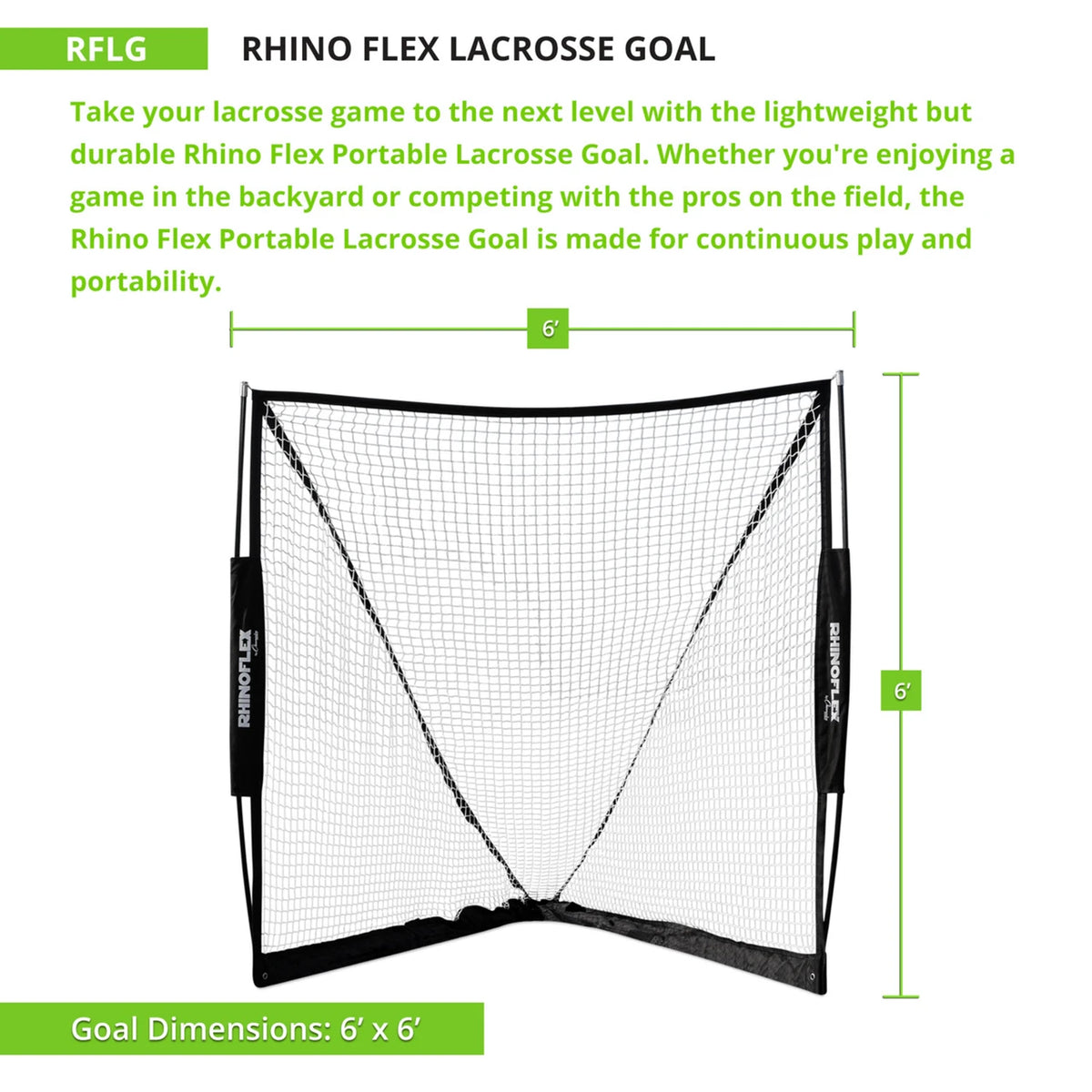 Rhino Flex Lacrosse Goal