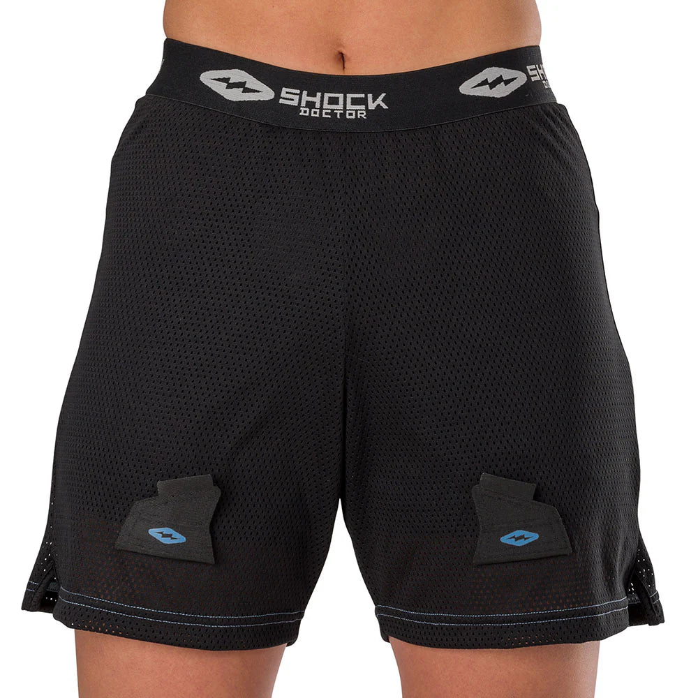 Shock Doctor Women's Loose Hockey Short with Pelvic Protection