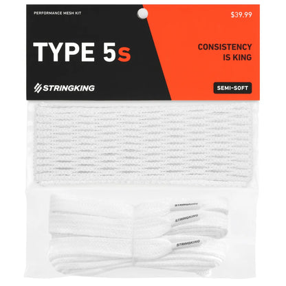 StringKing Type 5s Semi-Soft Mesh String Kit - White
