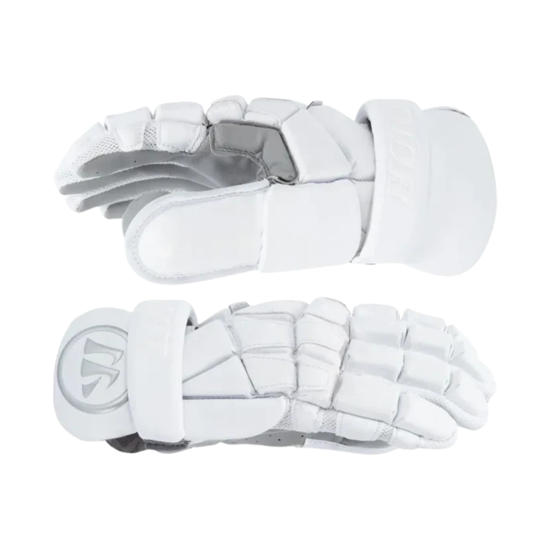 Warrior Nemesis Goalie Lacrosse Gloves White