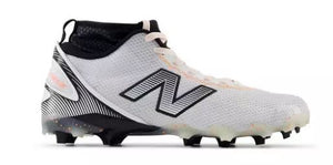 FreezeLX v5 Mid Lacrosse Cleat - Hot Mango/Black/White