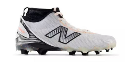 FreezeLX v5 Mid Lacrosse Cleat - Hot Mango/Black/White