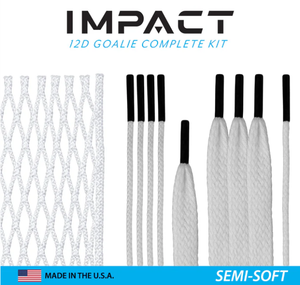 Impact Goalie Mesh - Complete Kit - White Semi Soft