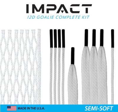 Impact Goalie Mesh - Complete Kit - White Semi Soft