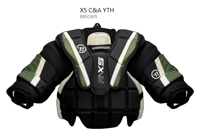 Warrior Ritual X5 Goalie Chest Protector - Youth